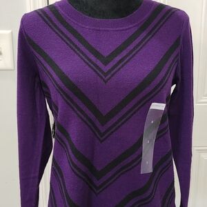 Liz Claiborne Purple Sweater